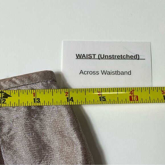 Kasper Metallic Pink / Purple Knee Length Pencil Skirt Women's Size 4 - Picture 11 of 12